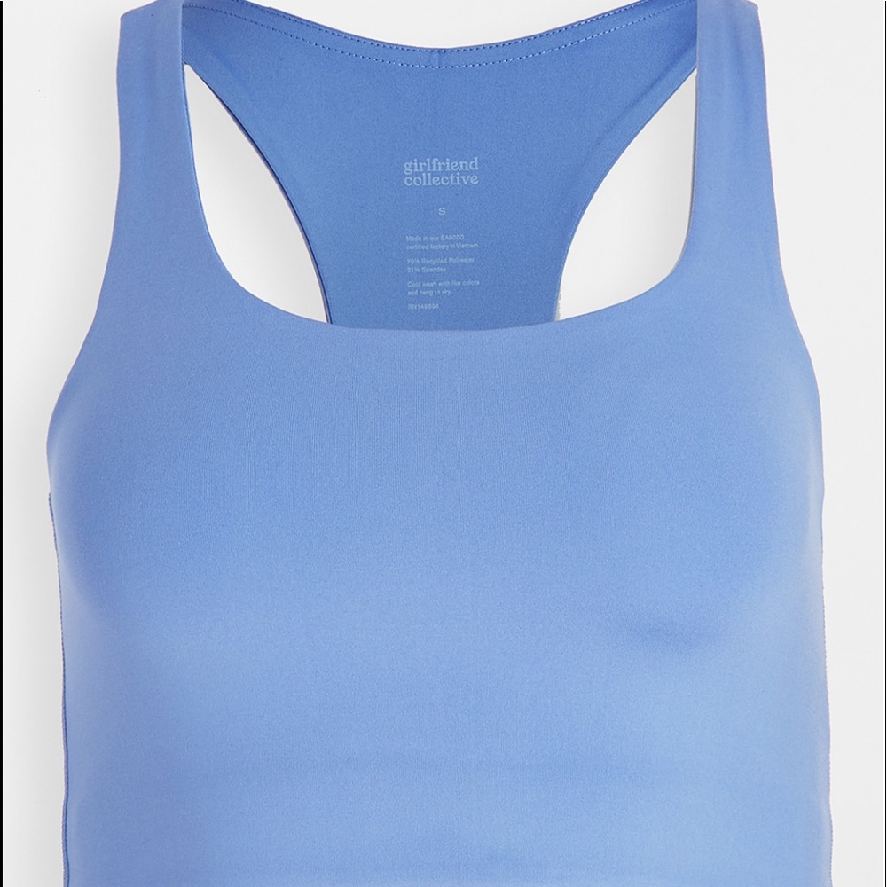Girlfriend Collective Paloma bra in Periwinkle